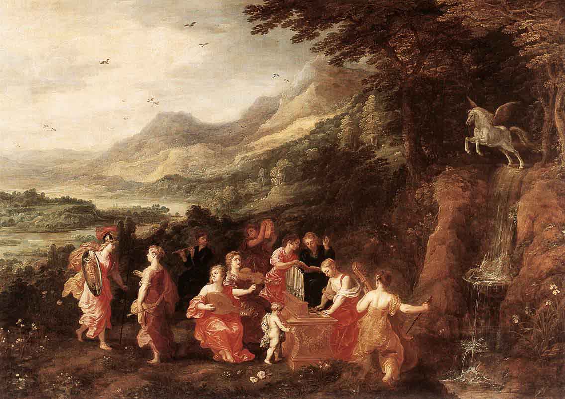 Joos de Momper Helicon or Minervas Visit to the Muses